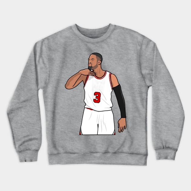 dwade gesture Crewneck Sweatshirt by rsclvisual